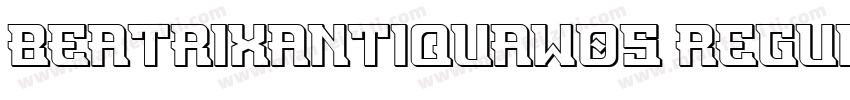 BeatrixAntiquaW05 Regular Regular字体转换